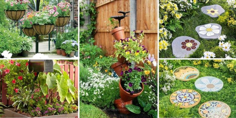 Top Flower-Inspired Garden Decorations