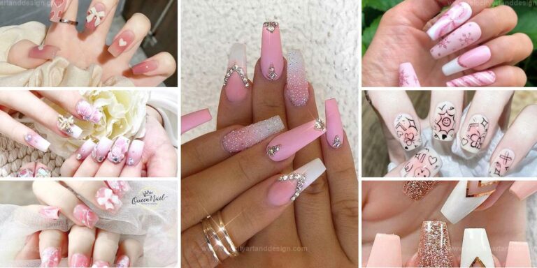 Top Pink and White Nail Ideas