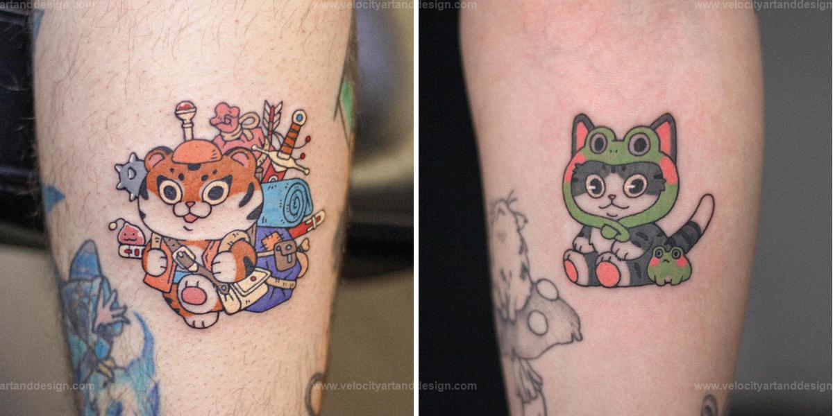 Adorable Animal Tattoos