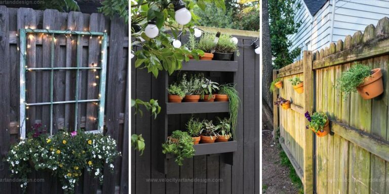 Top DIY Fence Planter Ideas