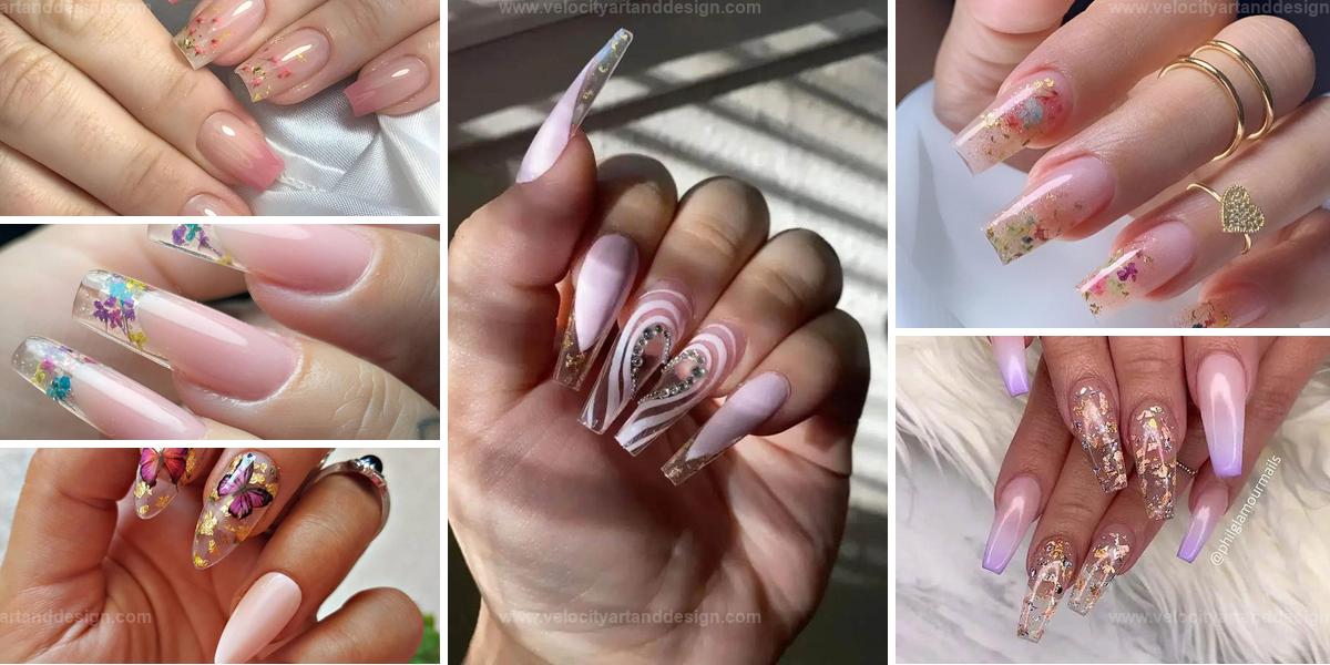 Best Clear Glass Nail Designs