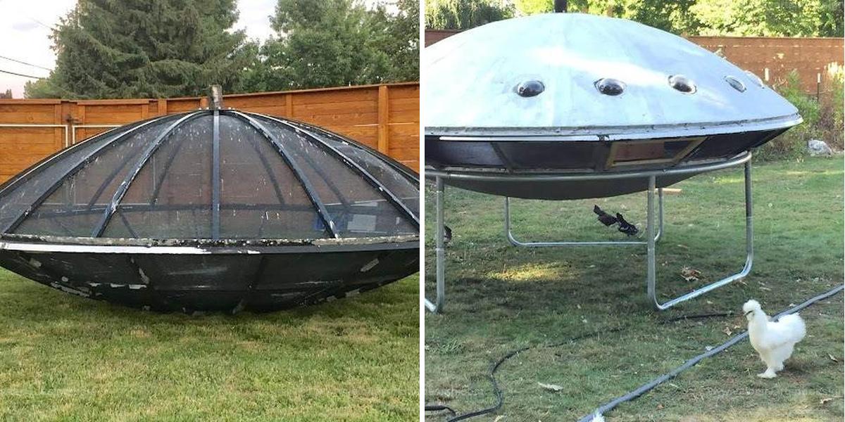 Making UFO Chicken Coop for Stellar Poultry Care