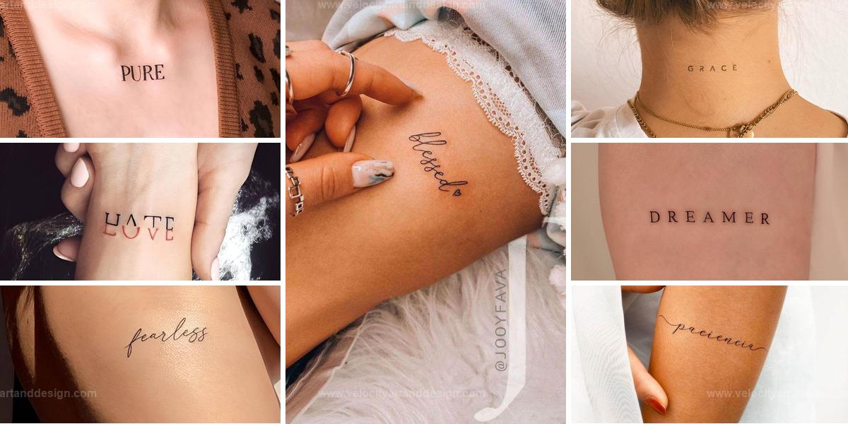 Top One-Word Feminine Tattoos