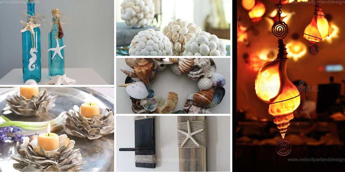 Top DIY Seashell Home Decoration Ideas