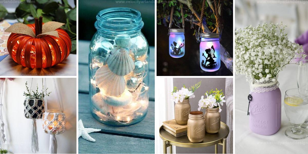 Top Mason Jar Art Ideas