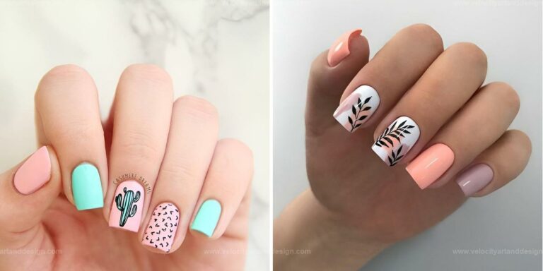 Top Charming Short Square Nails