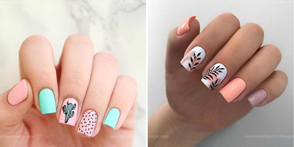 Top Charming Short Square Nails