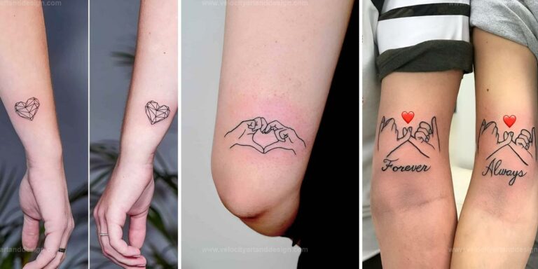 Best Matching Heart Tattoos for Couples