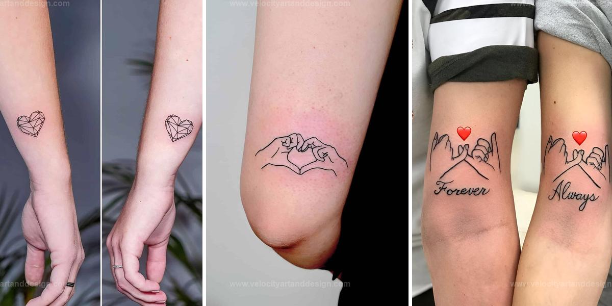 Best Matching Heart Tattoos for Couples