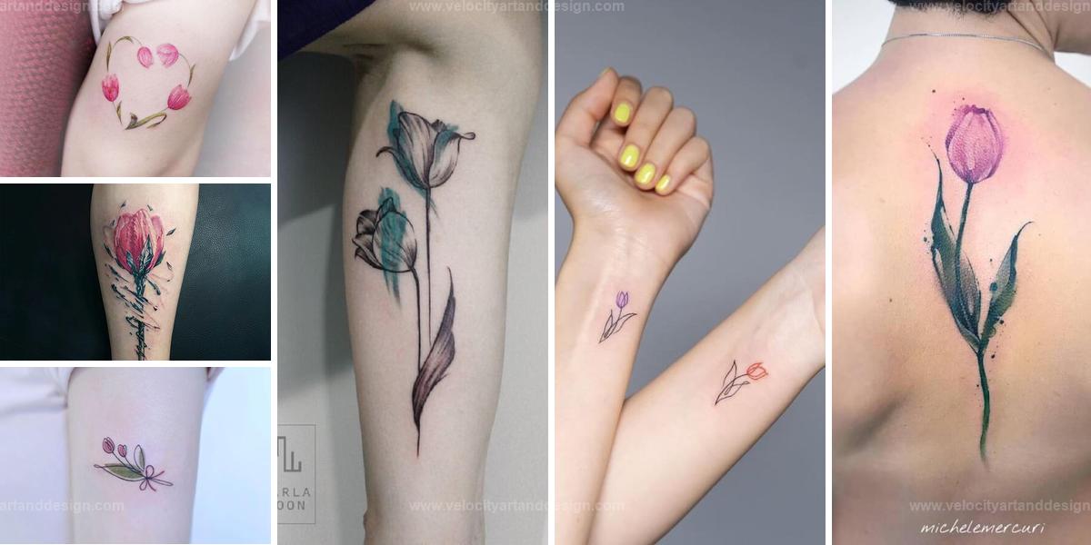 Best Tulip Tattoo Designs for Inner Glow