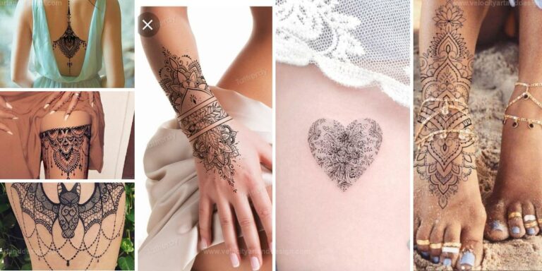 Best Feminine Lace Tattoos