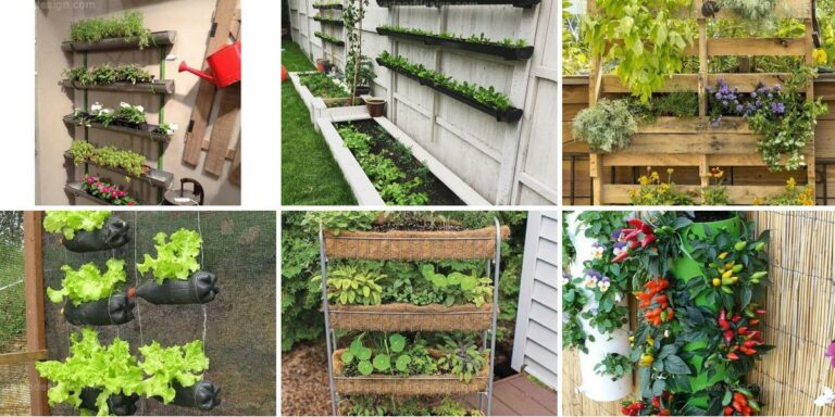 Best Upcycling Vertical Garden Ideas