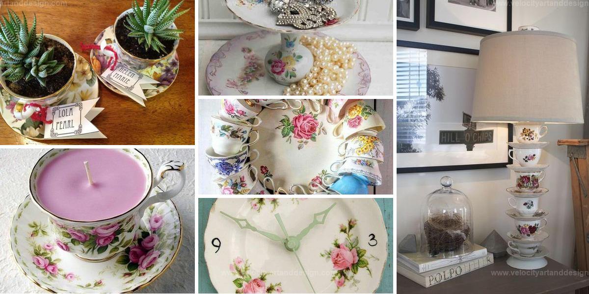 Top Ways to Repurpose Vintage Cups & Plates