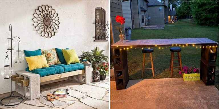 Best DIY Cinder Block Ideas for Home Decor