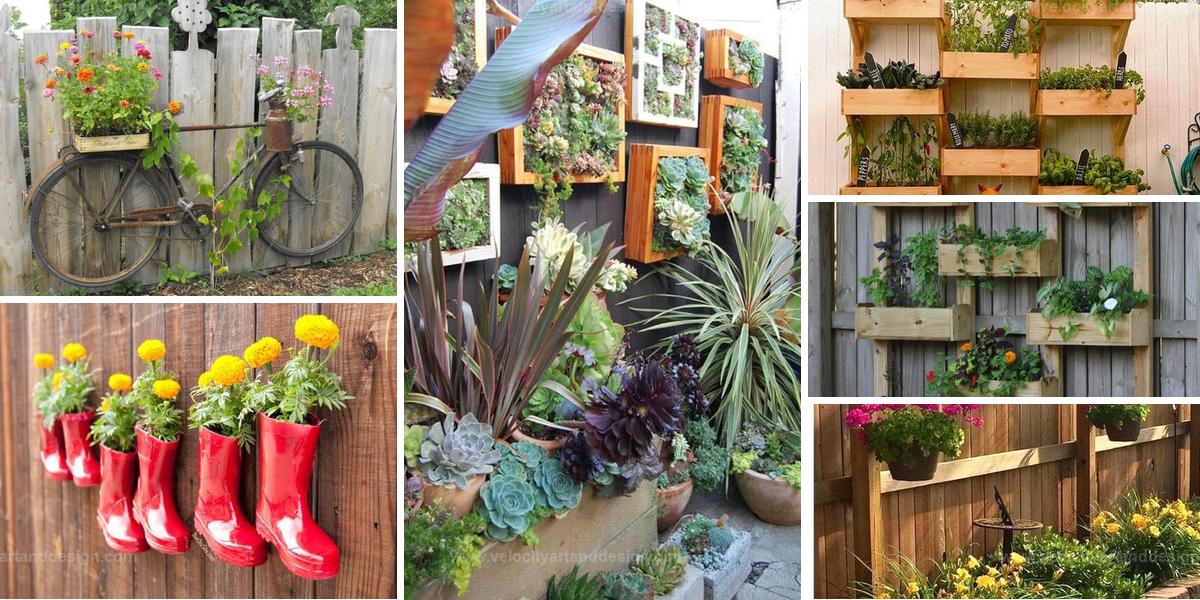 Best DIY Fence Planters