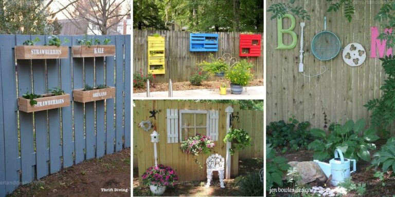 Top Fence Decorating Ideas