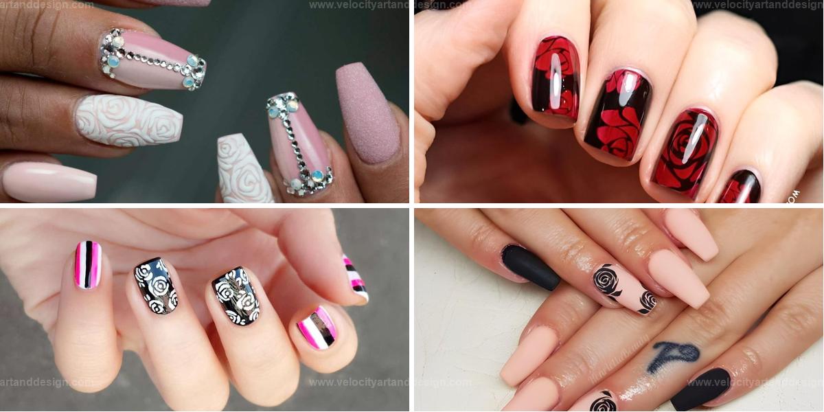 Best Rose Nail Designs