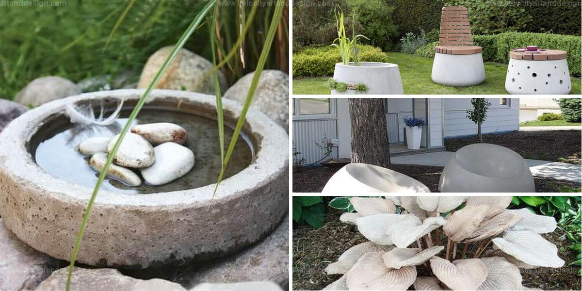 Best Handmade Cement Garden Projects