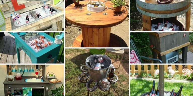 Best DIY Patio Cooler Tables