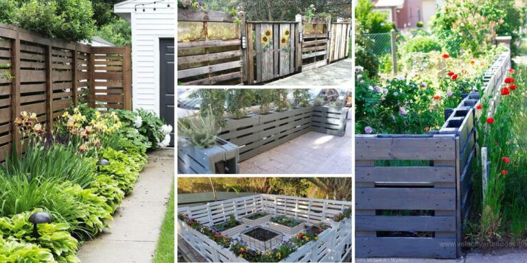 Top DIY Pallet Fence Ideas