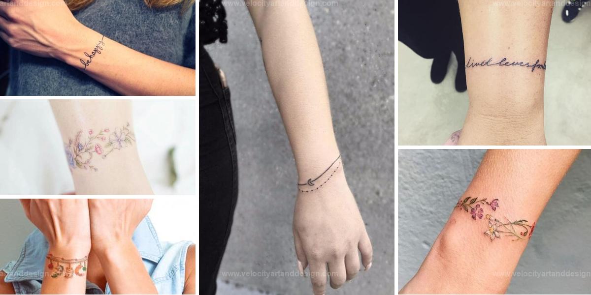 Top Bracelet Tattoos For Women