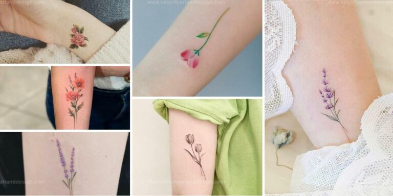 Best Mini Flower Tattoos