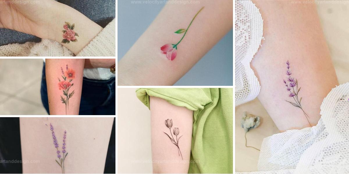 Best Mini Flower Tattoos