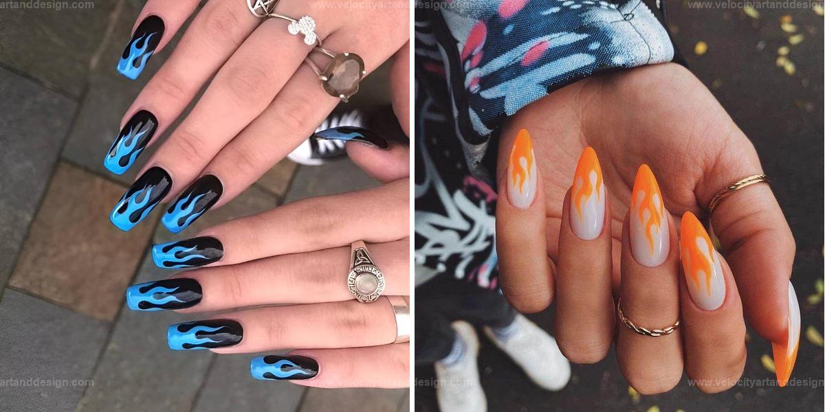 Top Flame Nail Ideas