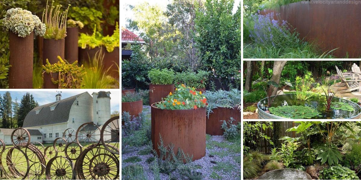 Top Metal Garden Landscaping Ideas