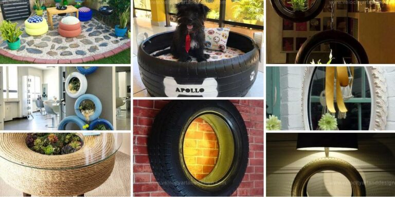 Best Old Tire Decor Ideas for Home