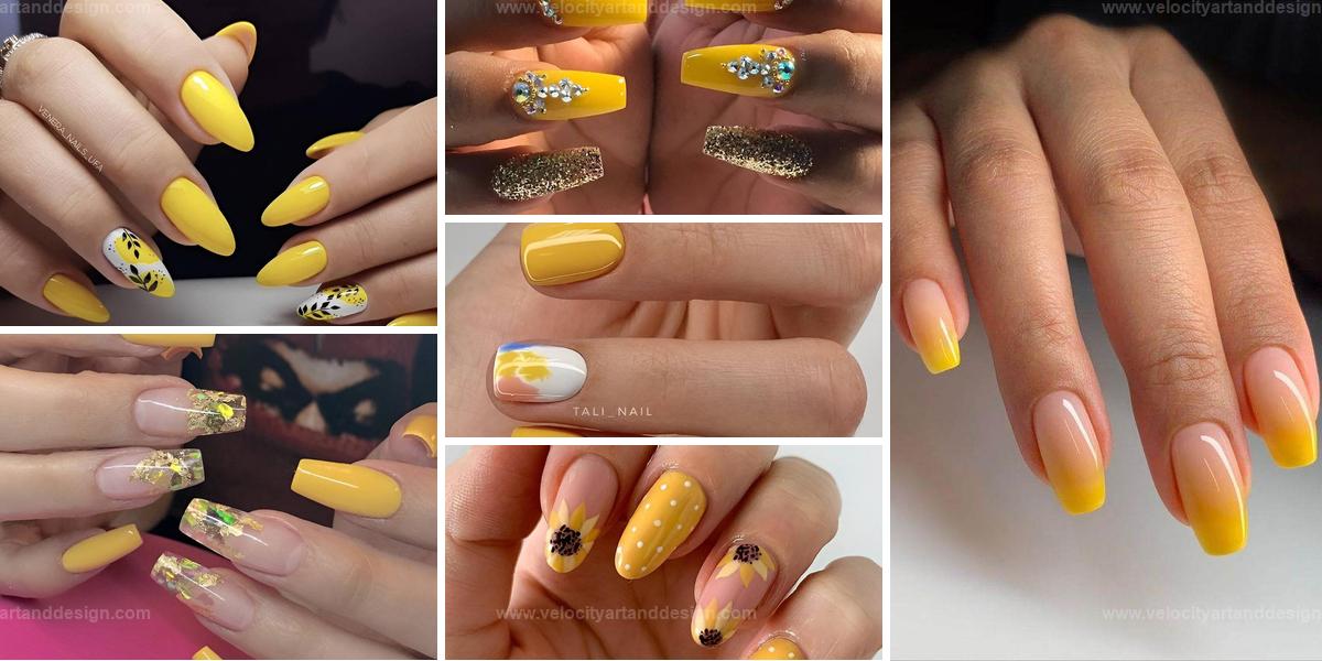 Top Yellow Nail Designs