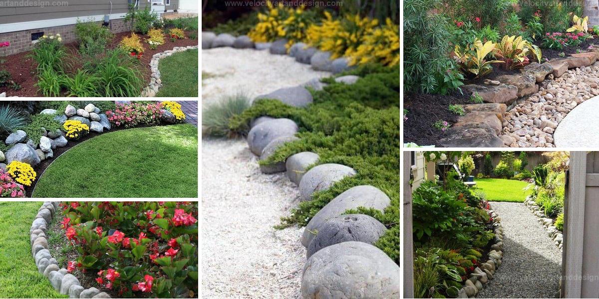 Top Stone Garden Edging Ideas