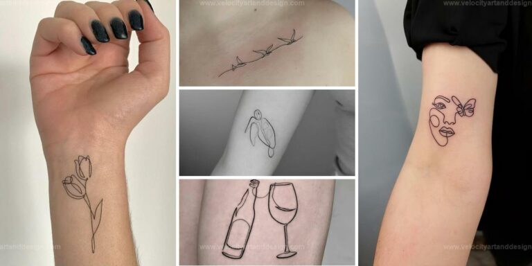 Top Single-Line Tattoos