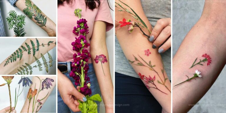 Best Realistic Flower Tattoos by Rit Rit