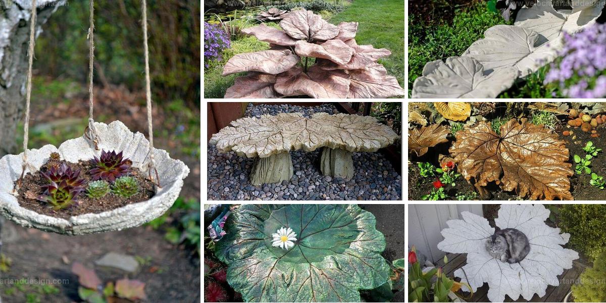 Best DIY Concrete Leaf Projects for Garden Decor