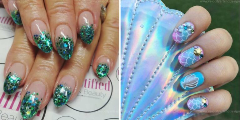 Top Mermaid Nail Designs