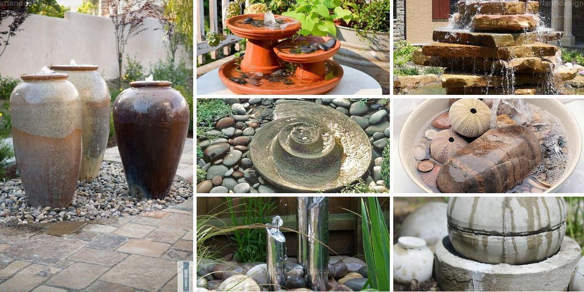 Best DIY Outdoor Water Fountain Ideas