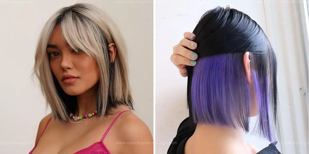 Best Trendy Peekaboo Highlights for Bold Hair