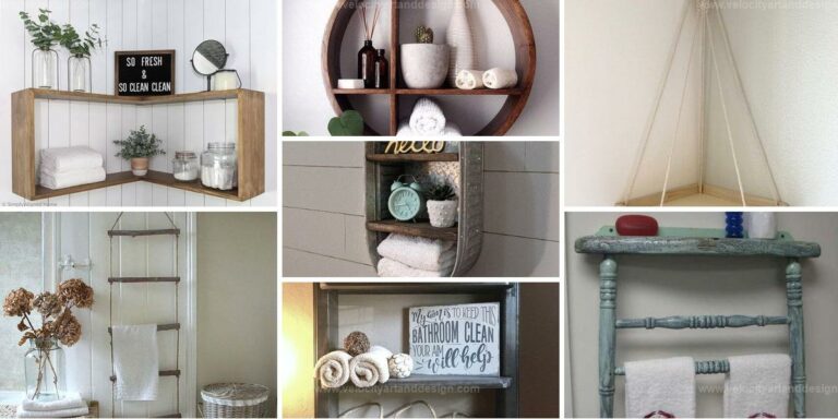 Best DIY Bathroom Shelf Ideas