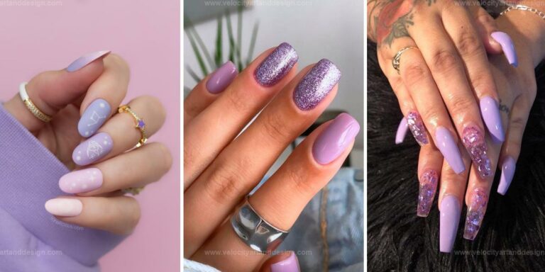 Top Violet Nails