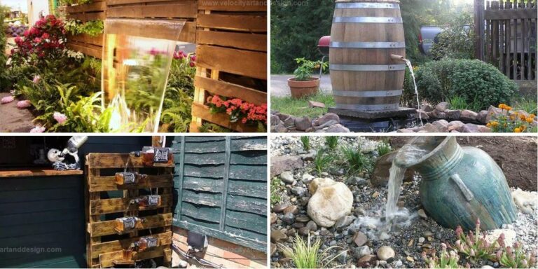 Best Upcycled Outdoor Water Features