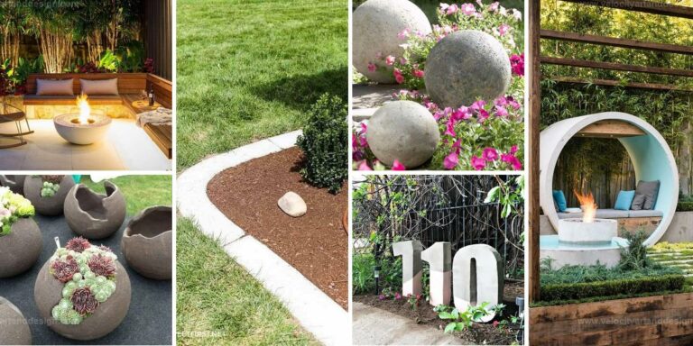 Top DIY Concrete Ideas for Garden