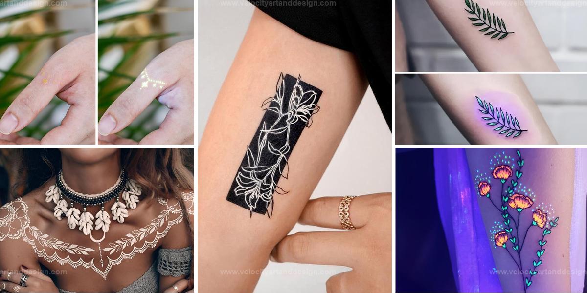 Best White Ink & Glow In The Dark Tattoos