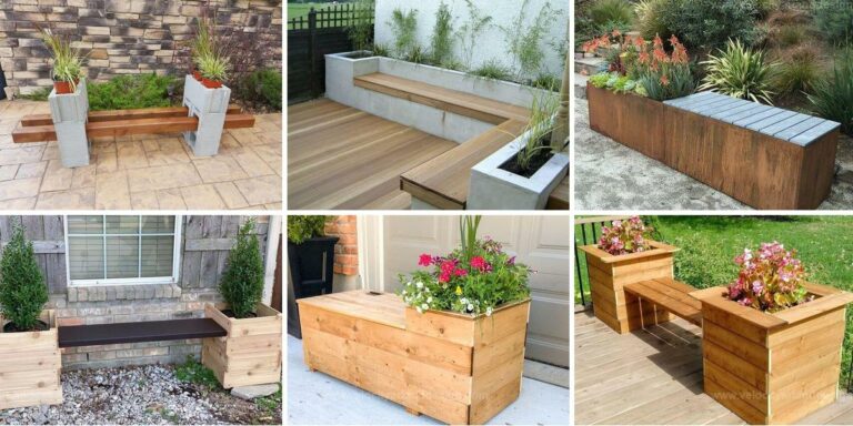 Top DIY Planter Bench Projects