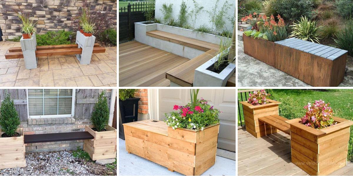 Top DIY Planter Bench Projects