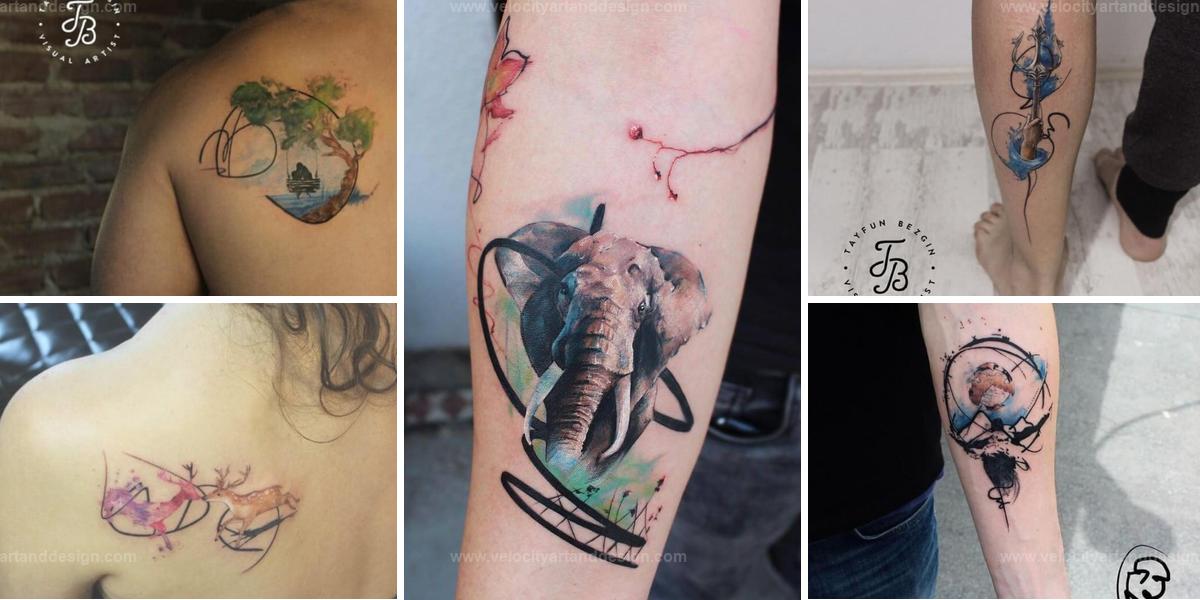 Top Creative Watercolor Tattoos