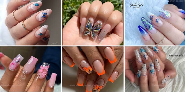 Top Butterfly Nail Designs