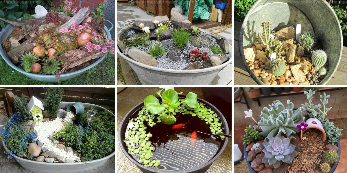 Best DIY Mini Landscaping Ideas in Pots