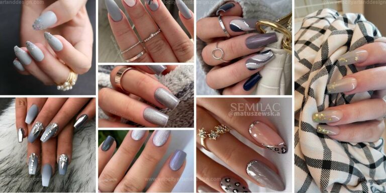 Sophisticated Gray Nail Designs