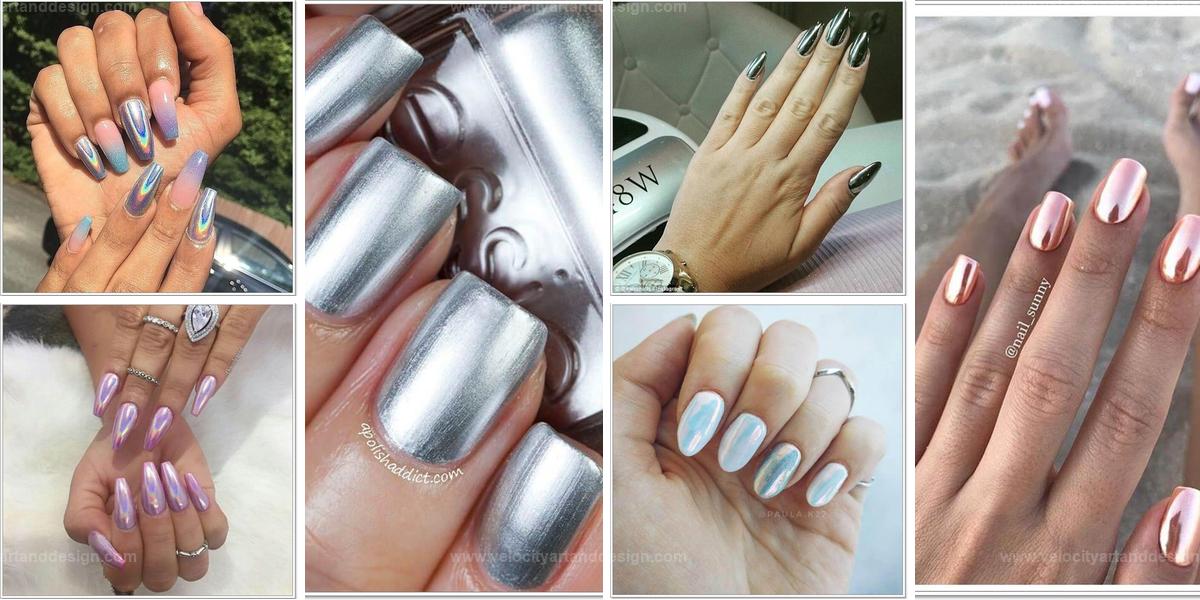 Eye-Catching Chrome Nail Designs